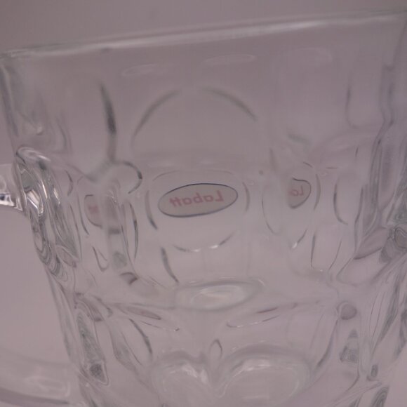 Vintage Labatt Circles Beer Glass with Handle - Picture 13 of 14